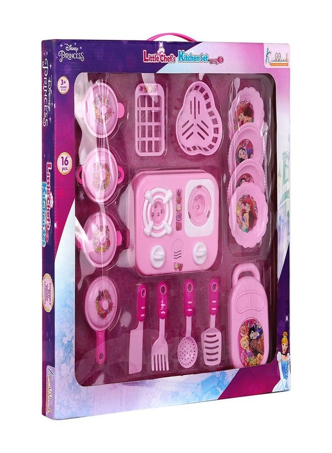 Kriiddaank Princess Little Chef Kitchen Set - Pretend & Play Cooking & Baking Playset for Kids & Toddlers | Pretend Play Kitchen Set | Cooking & Baking Fun for Kids - Image 5